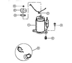 Frigidaire FAS147P1A1 compressor diagram