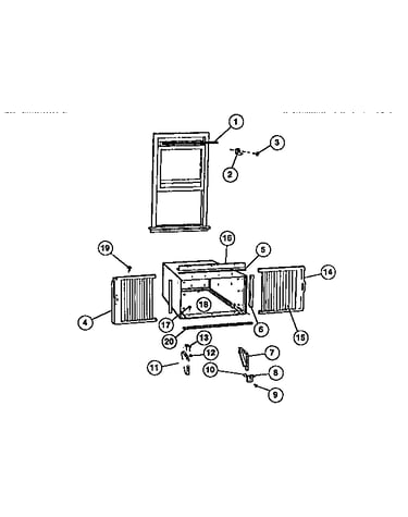 Window mounting parts