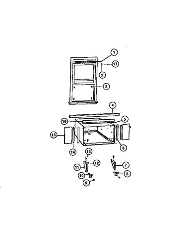 Window mounting parts