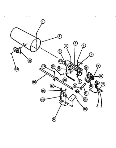 Gas  valve, burner  assembly, sensor