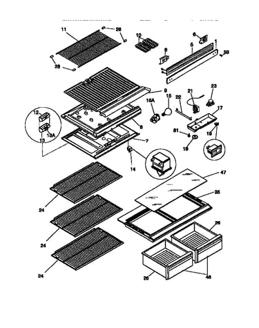 Shelves, dividers