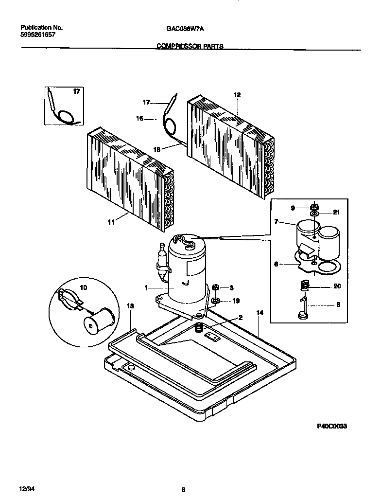Compressor parts