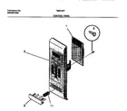 Tappan TMS134T1G2 control panel diagram