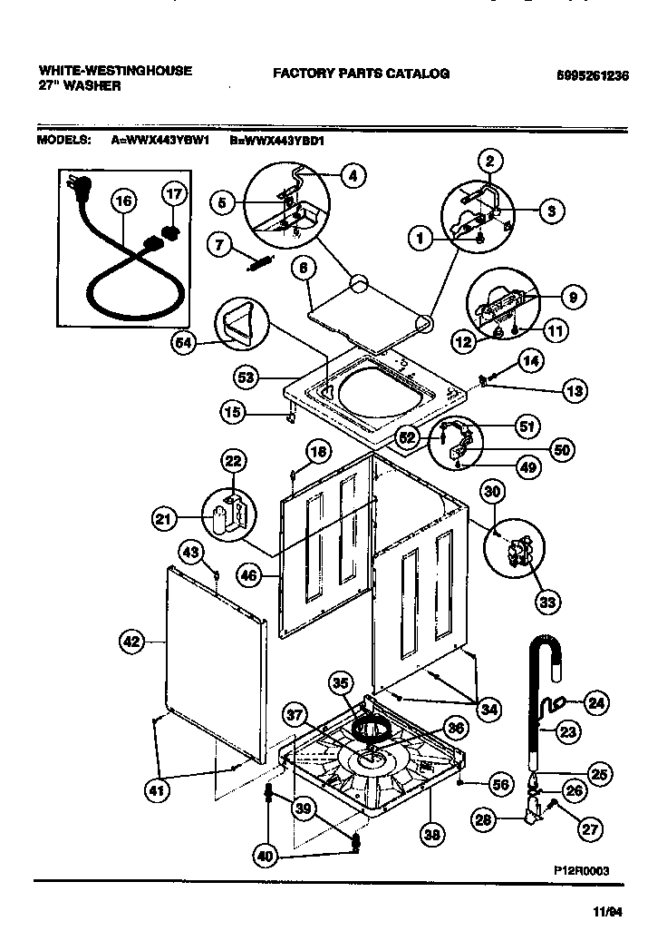 CABINET, TOP PANEL, BASE