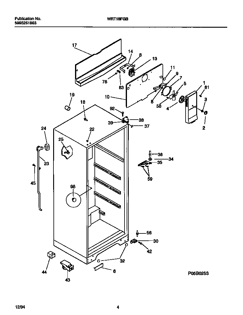 CABINET, FAN ASSEMBLY