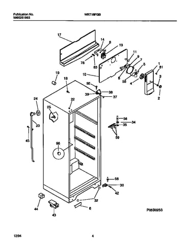 Cabinet, fan assembly