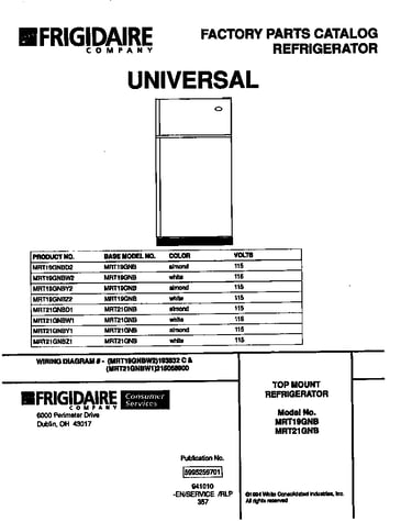 Top mount refrigerator