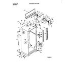 Universal/Multiflex (Frigidaire) MRT21GNBZ1 cabinet w/fan assembly diagram