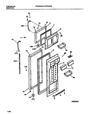 Door section