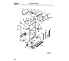 Frigidaire FRT22NHBD2 cabinet w/ fan assembly diagram