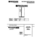 Frigidaire FRS26WRBW0 front cover diagram