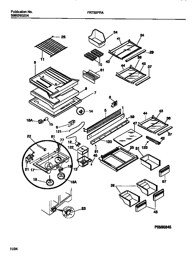 SHELVES, CONTROLS, DIVIDER, MULLION