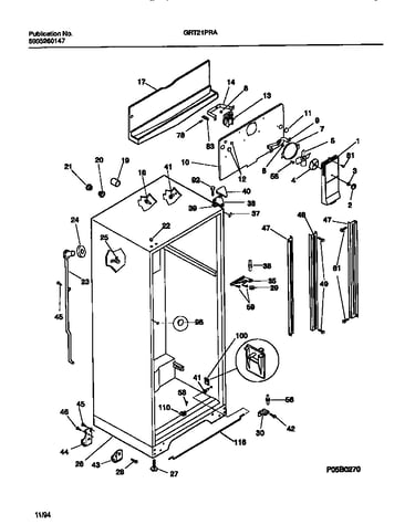 Cabinet  w/fan assembly