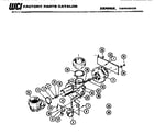 Tappan 61-1137-10-00 main motor assembly diagram