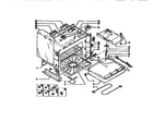 Tappan 56-8884-10-03 oven chassis diagram