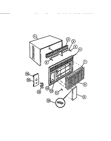 Cabinet, front, wrapper