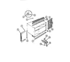 White-Westinghouse AC057N7A1 window mounting parts diagram