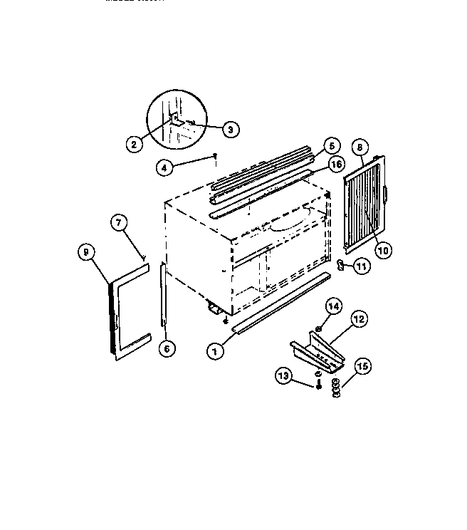 Window mounting parts