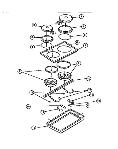 Top frame, elements