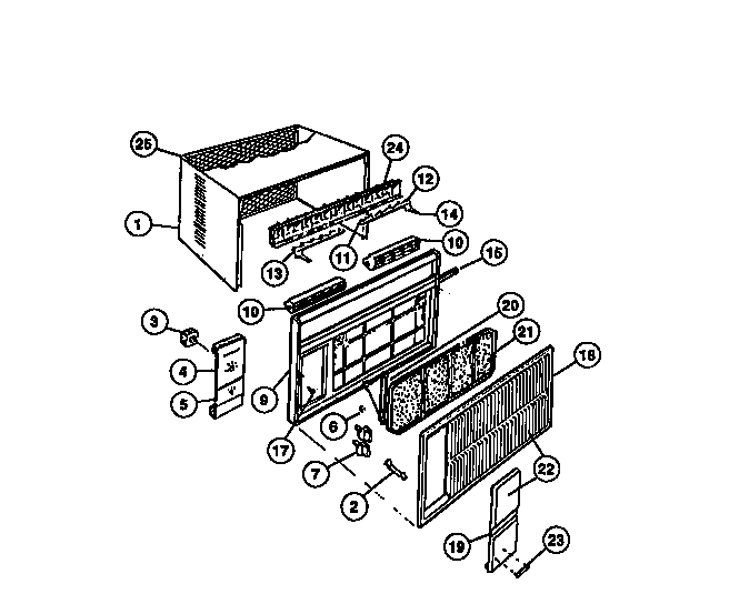 Cabinet front & wrapper