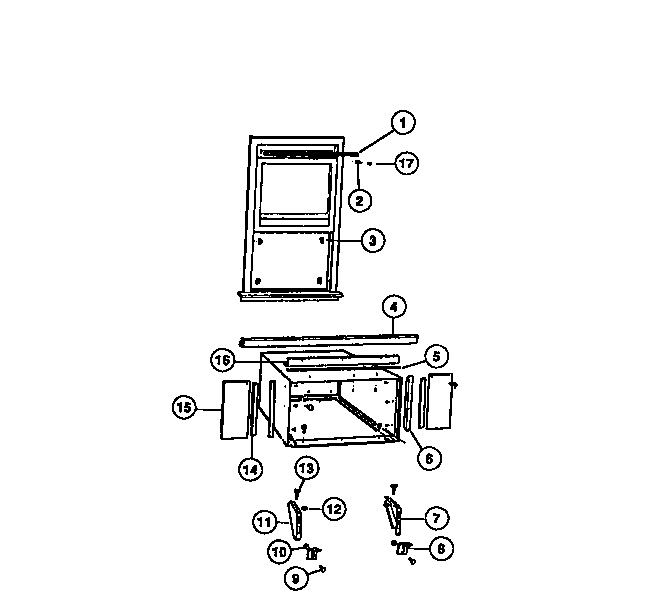 Window mounting parts