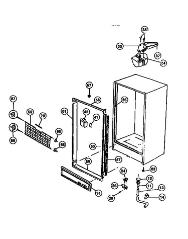 Cabinet interior and exterior