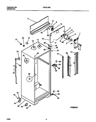 Cabinet, fan assembly