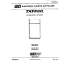 Tappan 95-2187-45-06 cover page diagram