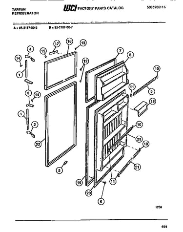 Door section