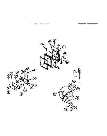 I & w dispenser  (door)