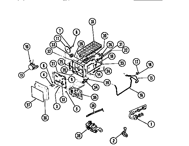 Ice maker components & installation parts
