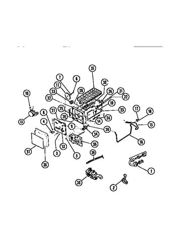 Ice maker components & installation parts