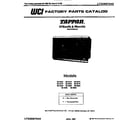 Tappan 56-4274-10-01 front cover diagram