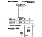 Universal/Multiflex (Frigidaire) MRT21PNBD1 cover page diagram