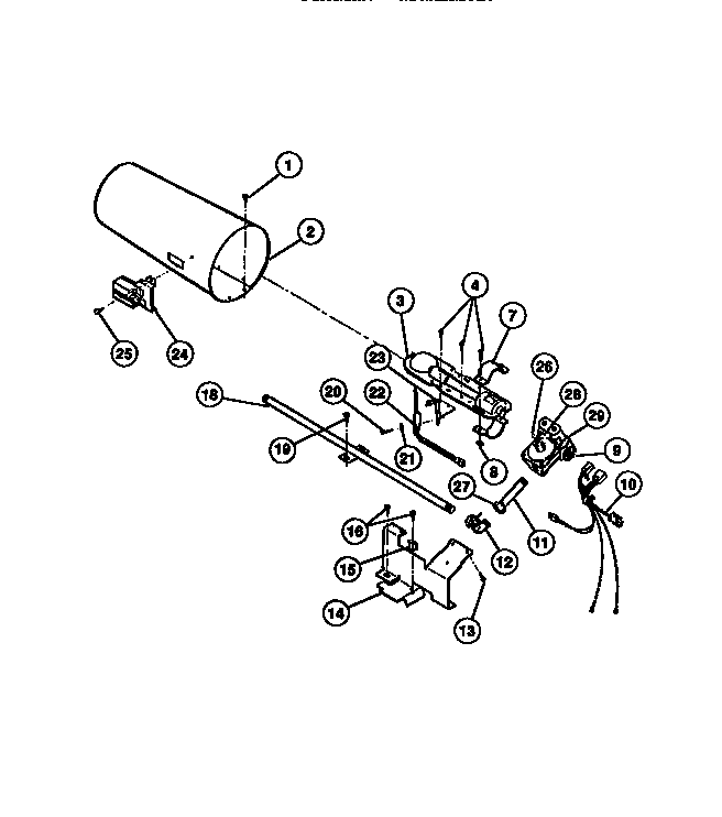 Gas valve, burner assembly, sensor
