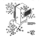 White-Westinghouse GTN175CH2 cooling system diagram