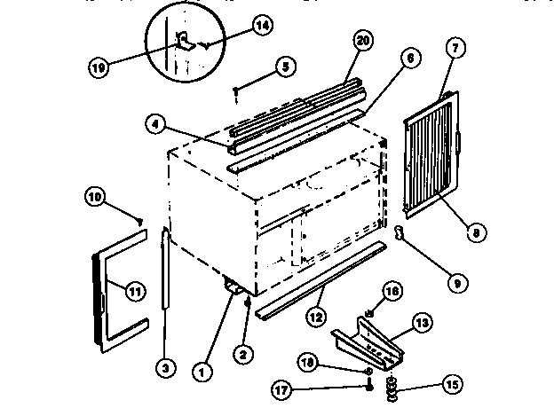 Window mounting parts