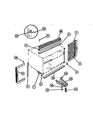 Window mounting parts