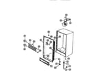 Frigidaire UFS19NL3 cabinet diagram