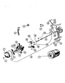 Motor, pump assembly