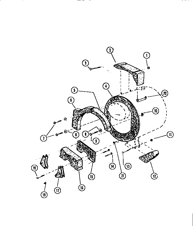 Counterweight section