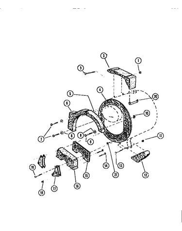 Counterweight section