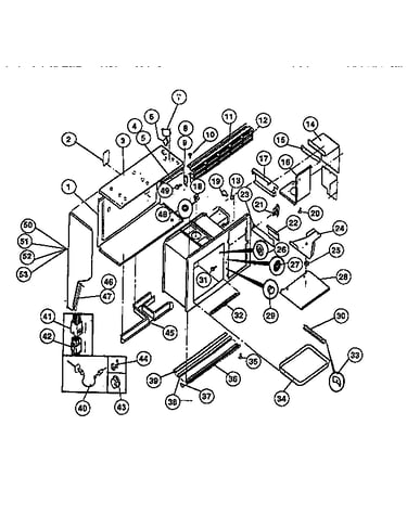 Microwave oven liner
