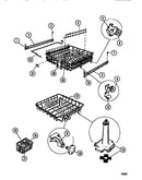 Dish racks, rollers, silverware basket