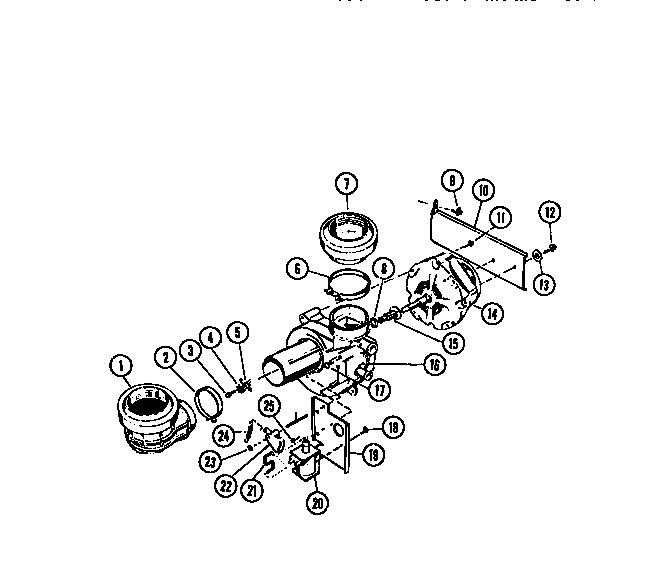 Motor, pump