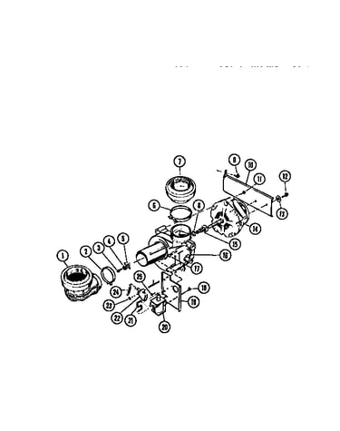 Motor, pump