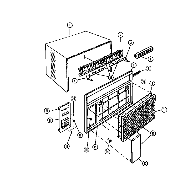 Cabinet, front, wrapper