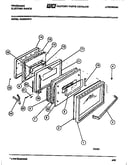 Oven door panels