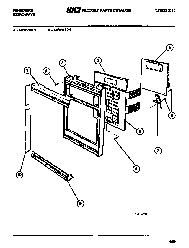 Electrical controls, panel, trim
