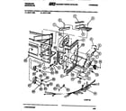 Frigidaire MVH1199N air duct/fan motor diagram